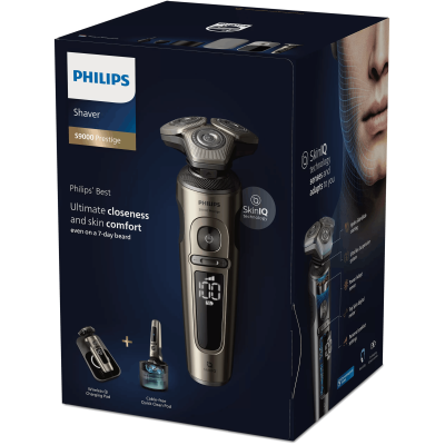 فيلبس ماكينة حلاقة كهربائية مع تقنية SkinIQ للاستخدام الجاف والرطب SP9883/35 – مع ضمان لمدة سنتين من المستورد الرسمي.