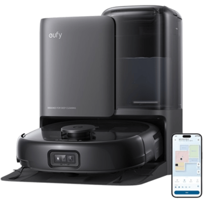  2-in-1 Robotic Vacuum Cleaner Anker Eufy E25 Omni – Black – 2-Year Warranty by the Official Importer 