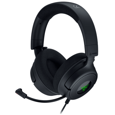 Razer Kraken V4 X Wired Gaming Headphones - Two Years Warranty by the Official Importer - Black