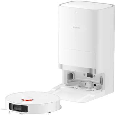مكنسة روبوتية مع وظيفة المسح ومحطة تفريغ أوتوماتيكية Xiaomi Robot Vacuum X20 Plus – باللون الأبيض، ضمان سنتين