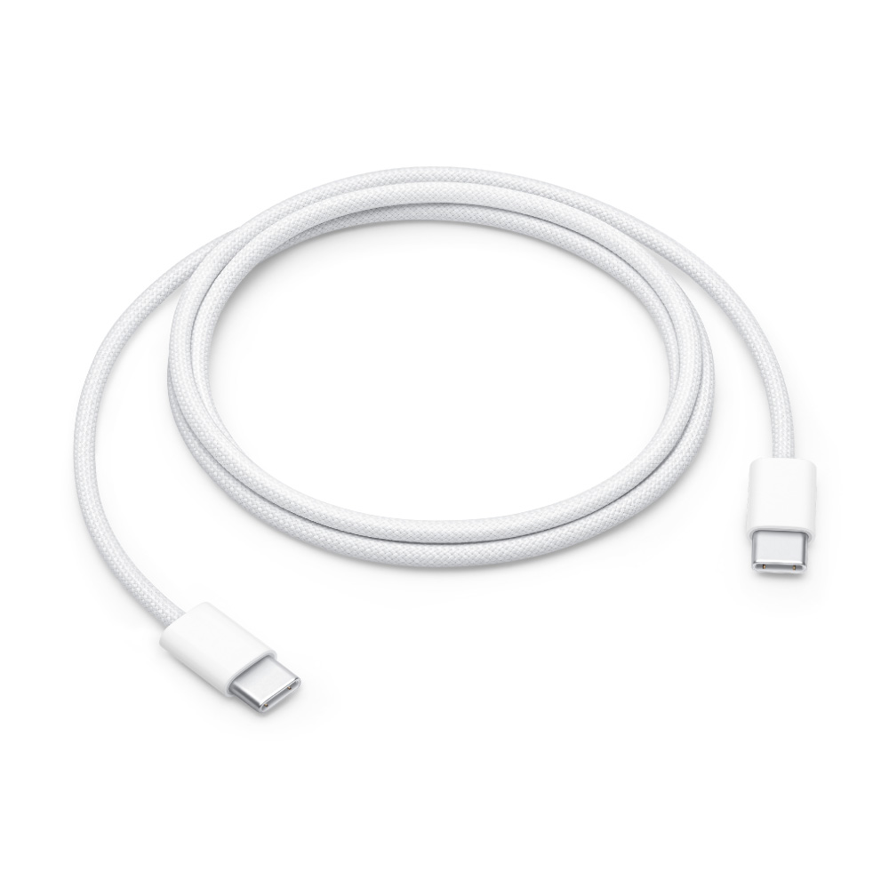 آبل كابل (USB-C) منسوج 1 متر، أبيض