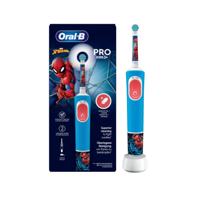 Oral-B Electric Toothbrush Vitality Pro Kids Spiderman Blue