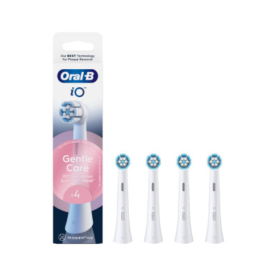 Oral-B Toothbrush Refill iO Sensitive, for Oral-B iO, Pack of 4, White