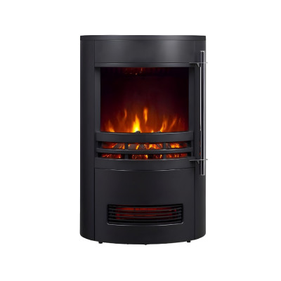 Trust Heater Fireplace FlameGlow 2000W Black.