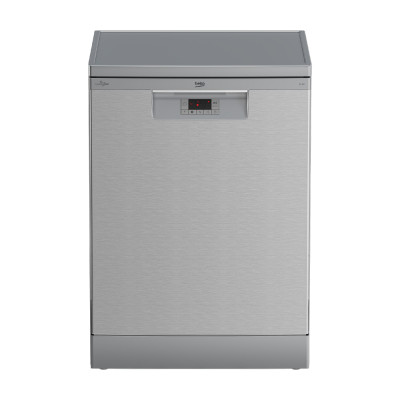 Beko Dishwasher 5 Programs, 14 Place Setting, 2 Racks, Stainless Steel.