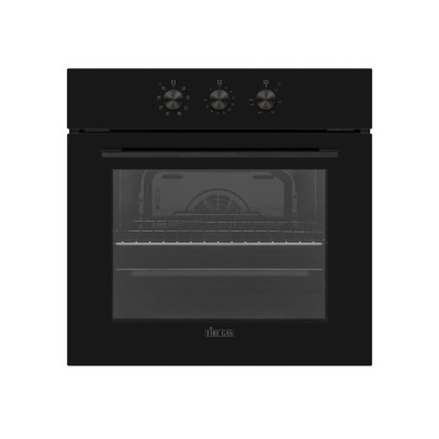 Firegas Oven Built-in Electric, 60 Cm, 69 Liter Capacity, 8 Programs, 2600 Watts, Black Glass.