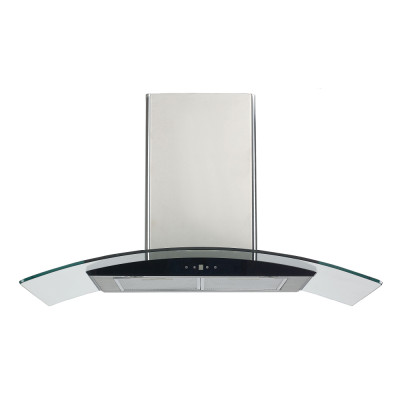 Firegas Hi-Tech Wall Mount Hood 90 Cm, Suction 750 m³/h, Stainless Steel / Glass.