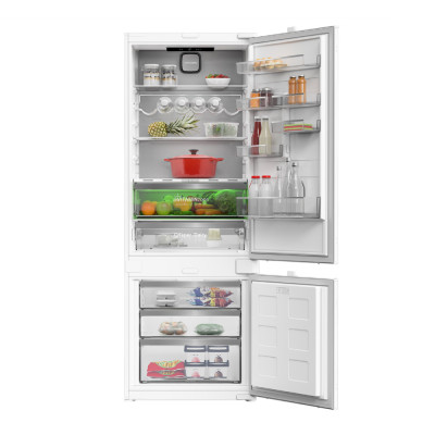 Grundig Refrigerator Built-in Bottom Mount Capacity 405 Ltr, Inverter Compressor Save Energy, White Color.