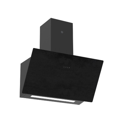 FG Wall Mount Hood 80 Cm, Suction 736 m³/h, Black.