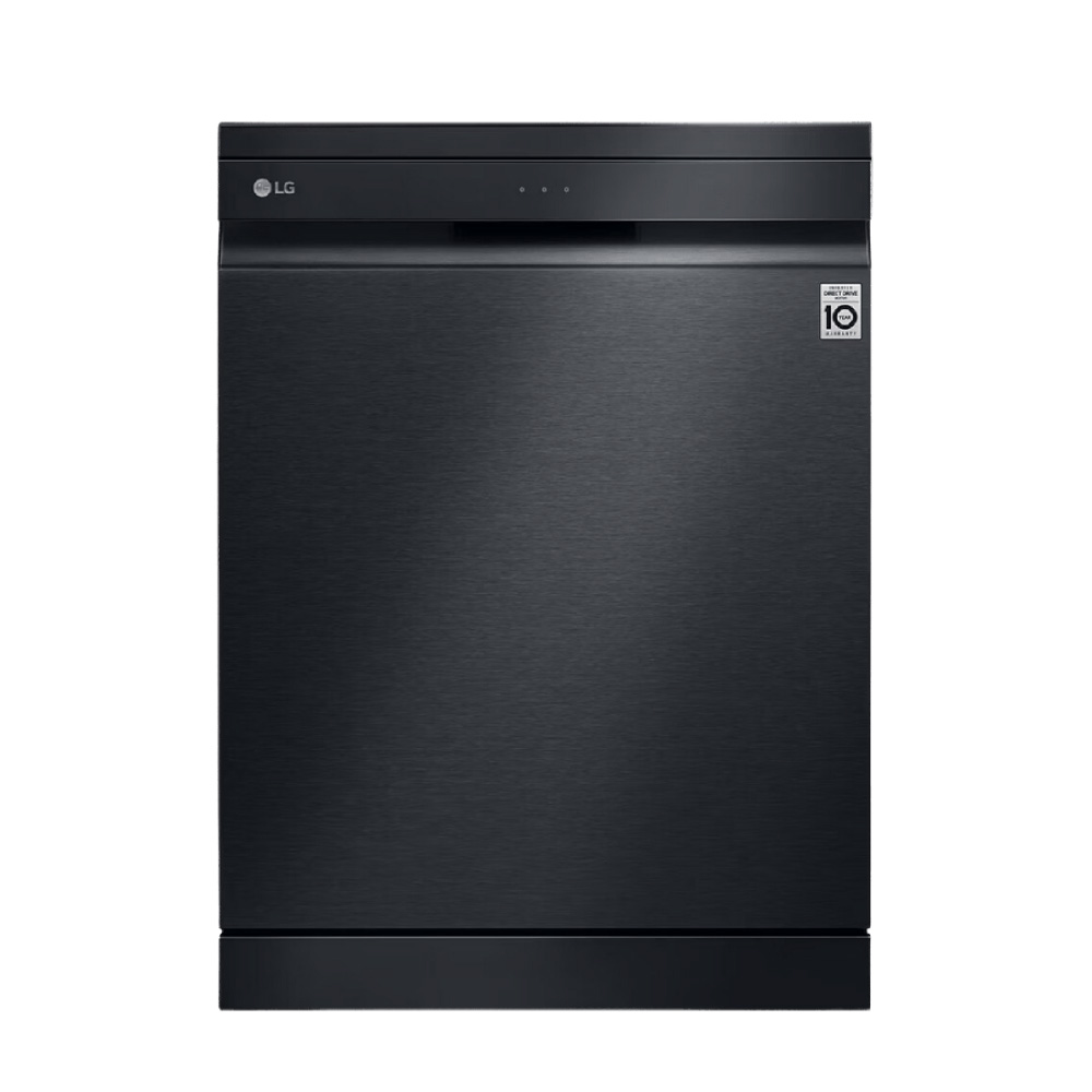  LG Dishwasher 10 Programs, 14 Place Setting, Inverter Direct Drive Save Energy, 3 Racks, Matte Black. 