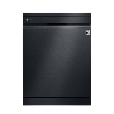 LG Dishwasher 10 Programs, 14 Place Setting, Inverter Direct Drive Save Energy, 3 Racks, Matte Black.