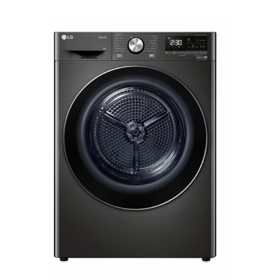 LG Dryer 9Kg, Heat Pump System Save Energy, 14 Programs, Black.