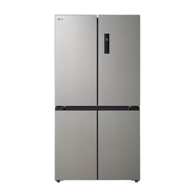 LG Refrigerator 4 Door Capacity 474Ltr, Inverter Compressor Save Energy, Silver.