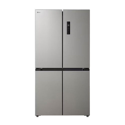 LG Refrigerator 4 Door Capacity 474Ltr, Inverter Compressor Save Energy, Silver.