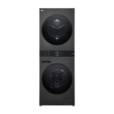 LG Washer & Dryer 12Kg Wash / 10Kg Dry, 13 Programs, Inverter Direct Drive / DUAL Inverter Heat Pump, Black.