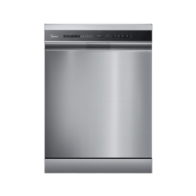 Midea Dishwasher 7 Programs, 14 Place Setting, 3 Racks, Stainless Steel.