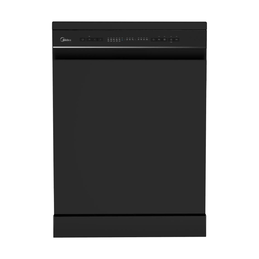  Midea Dishwasher 8 Programs, 14 Place Setting, 3 Racks, Black. 