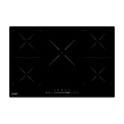 Sauter Built-In Induction Hob 77 Cm, 5 Heating Zones, Black Glass.