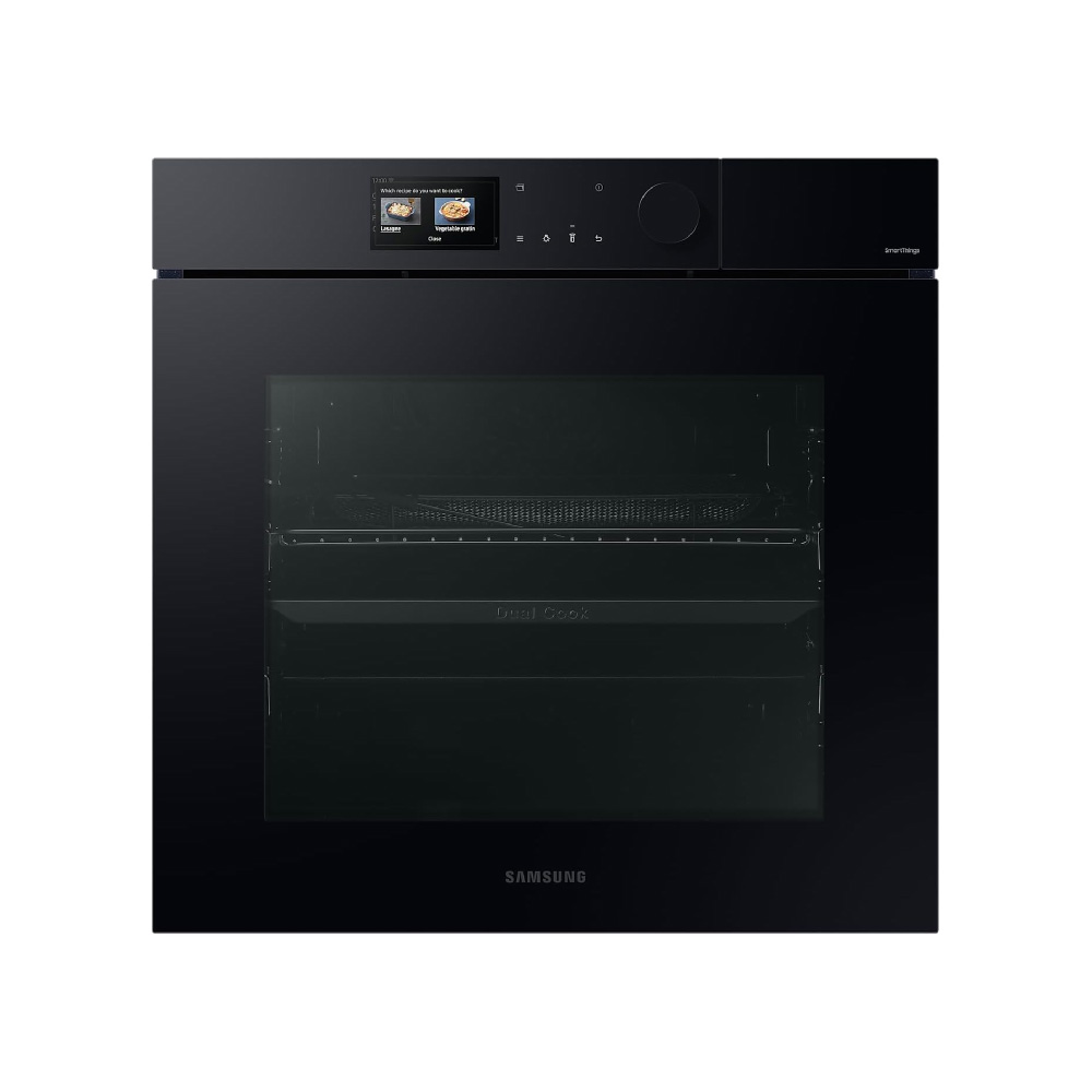 سامسونج فرن بلت إن Dual Cook سعة 76 لتر، 12 برنامج، أسود