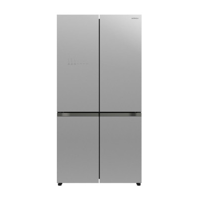 Hitachi Refrigerator 4 Door Capacity 569 Ltr, Inverter Compressor Save Energy, Silver Glass.
