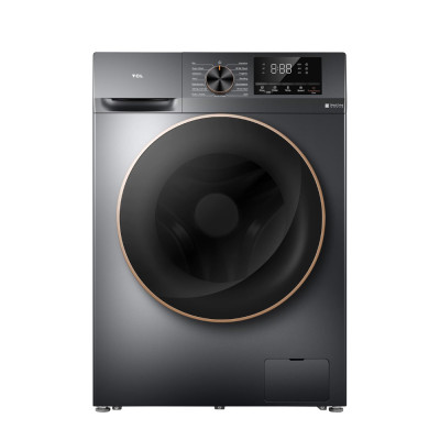 TCL Washer Capacity 10 kg, 15 Programs, Inverter Direct Drive, Dark Grey