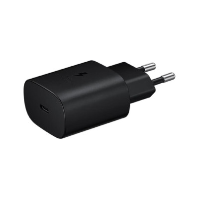Samsung Charger USB-C 25W, Black.