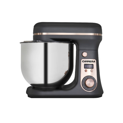 Carrera Stand Mixer 800W, Capacity Bowl 6Ltr, Grey/Rosegold.