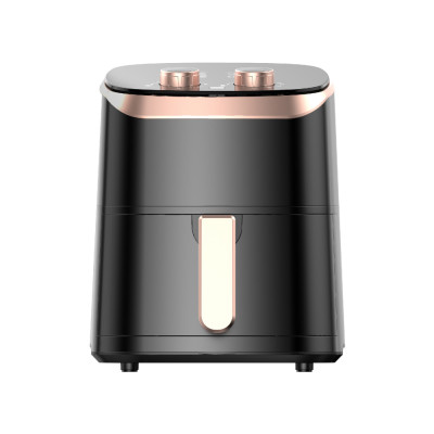 Carrera Air Fryer 1400W, Capacity 4 Liter, Black / Rosegold.