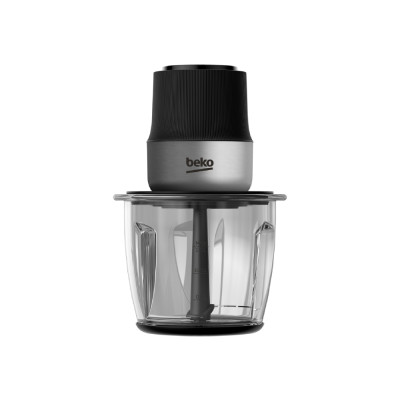 Beko Food Chopper 400W, Capacity 1 Liter, Staniless Steel/Balck.