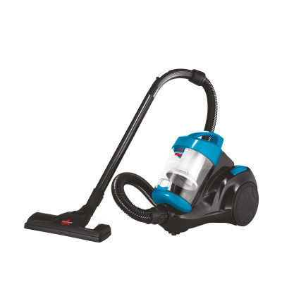 Bissell Vacuum Cleaner Canister 1500W Bagless, Blue/Black Color.