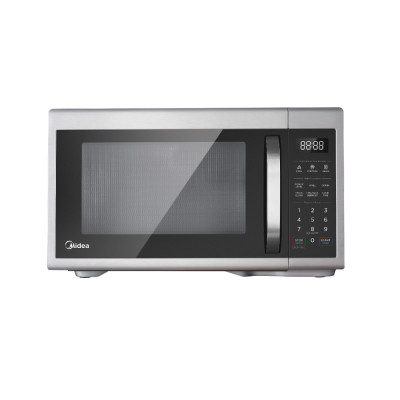 Midea Microwave 31 Liter, 1000W, 6 Programs, Stainless Steel.