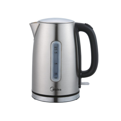 Midea Electric Kettle 2200W, Capacity 1.7 Liter, Stainless Steel.
