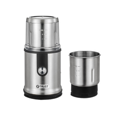 Trust Coffee Grinder Metal 300W, Stainless / Black.