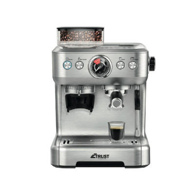 Trust Espresso Coffee Machine Barista 1670W, Stainless Steel.