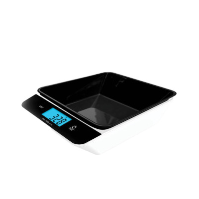 Trust Kitchen Scale 5kg Capacity, LCD Display, Multiple Units, Black & White.