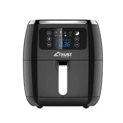 Trust Air Fryer 1800W, Capacity 6 Liter, Black.