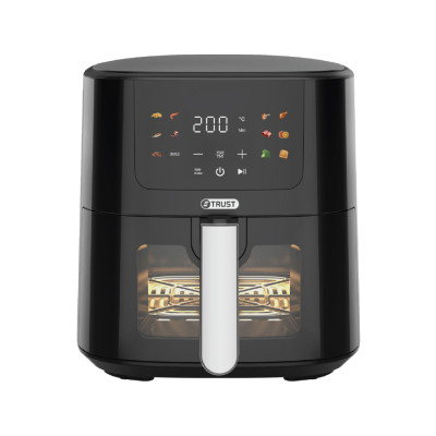 Trust Air Fryer 1500W, Capacity 5 Liter, Black Color.