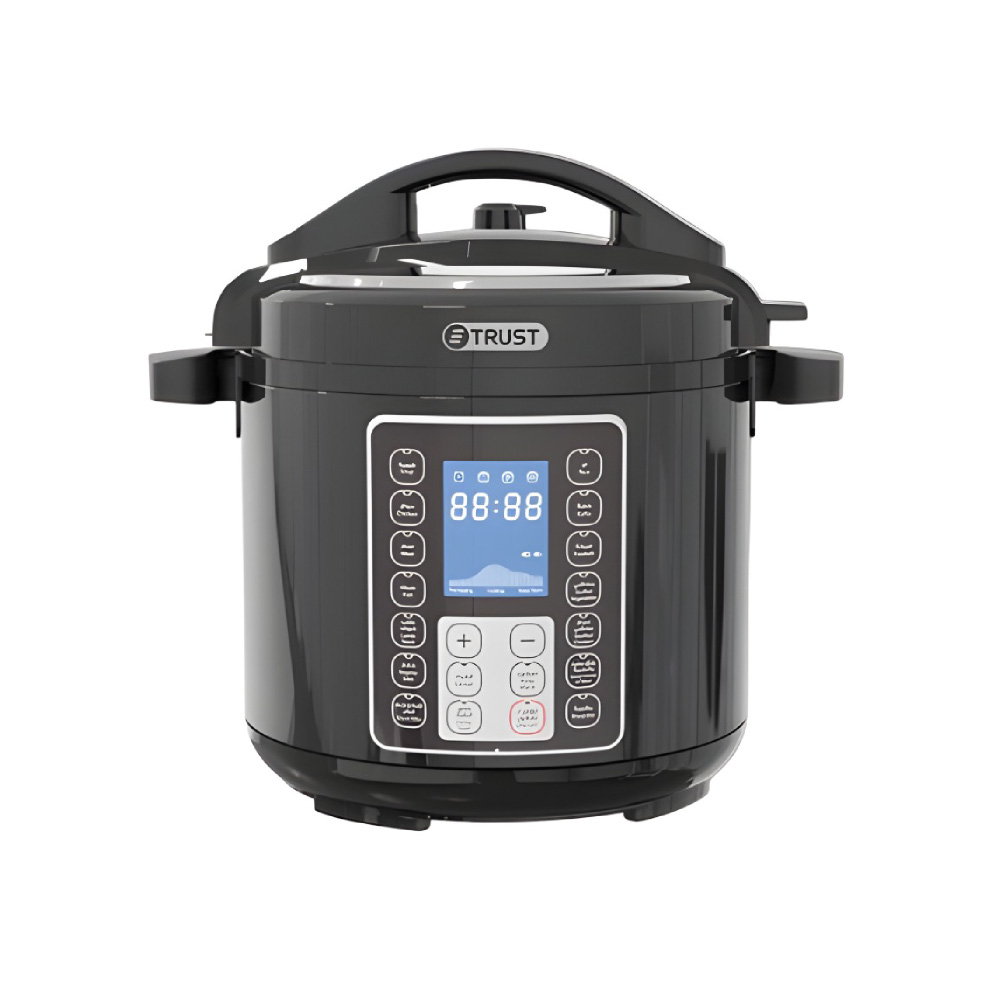ترست طنجرة ضغط كهربائية Smart Cook Pro سعة 10 لتر بقدرة 1400 واط، أسود.