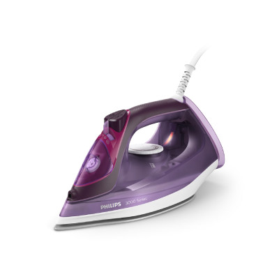 Philips Steam Iron 2600W 3000 Series, Purple.