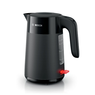 Bosch Electric Kettle 2400W, 1.7 Liter, Black.