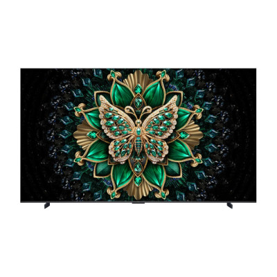 تي سي إل تلفزيون QLED فئة C6K حجم 75 بوصة 4K UHD ذكي بنظام تشغيل جوجل تي في.