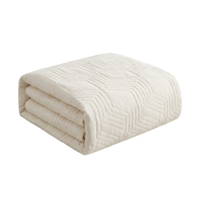 Well Summer Blanket Crystal Double 220x200 cm Ivory