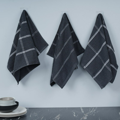 Well Kitchen Towels Set Valor Pacific 45x70 CM Grey
