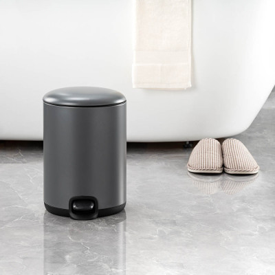 Well Trash Bin STELLA 5 Ltr Grey