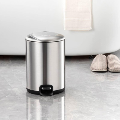 Well Trash Bin STELLA Memolux 12L Stainless Steel