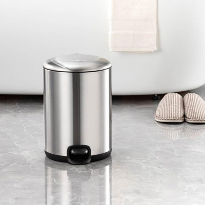 Well Trash Bin STELLA Memolux 20L Stainless Steel