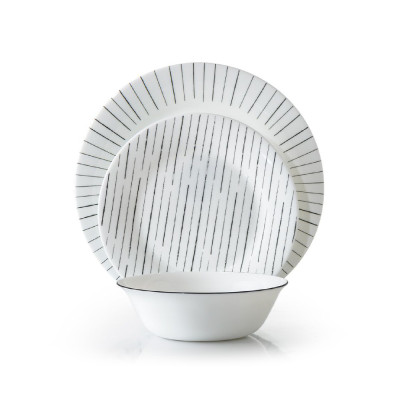 Food Appeal Dinner Plate Set ARTY 18pcs, Opal.