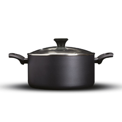Food Appeal Casserole 24cm, Capacity 5 Liter, EveryDay Plus Series, Black Color.