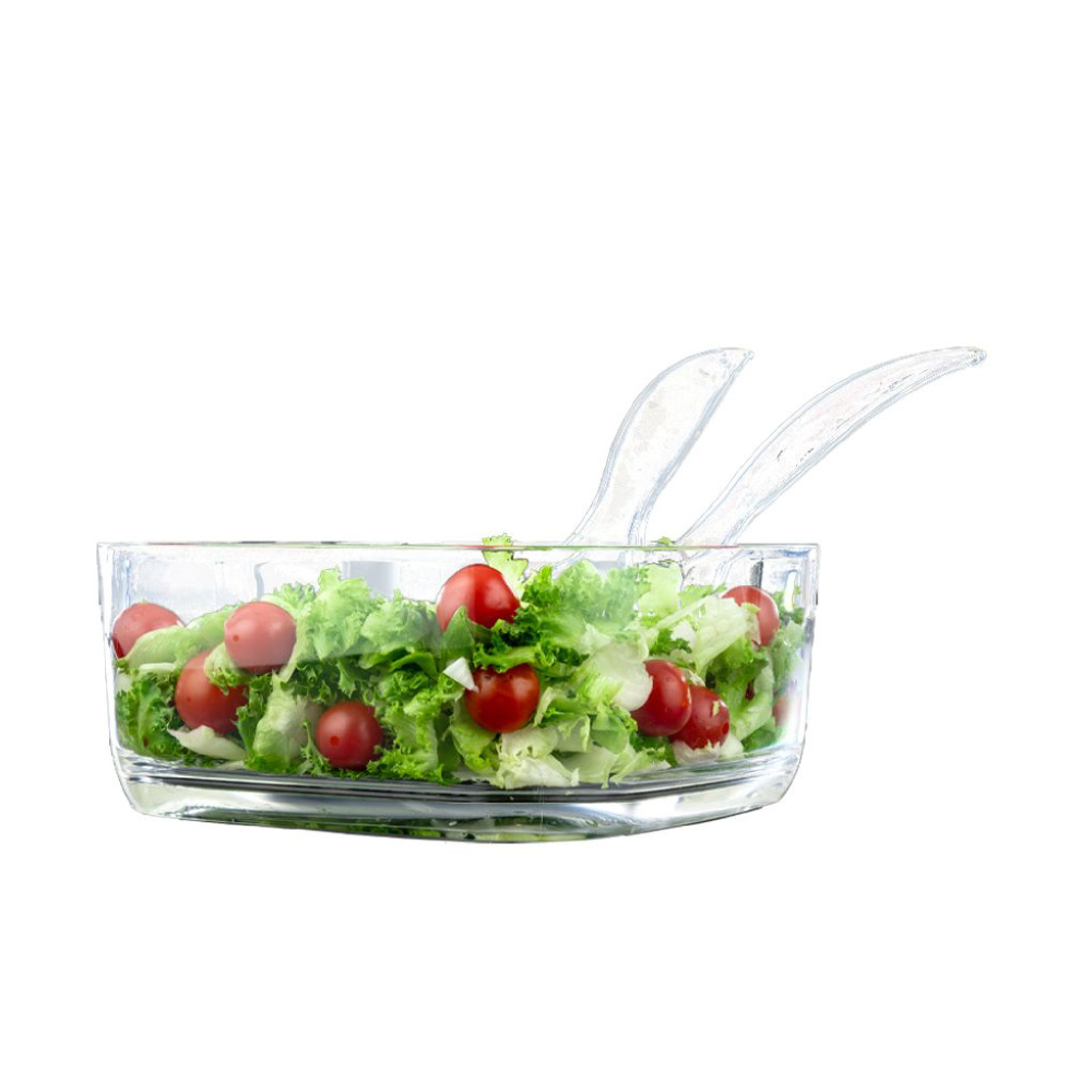  فود آبيل طقم سلطة MIX AND SERVE قطر 25 سم شفاف 