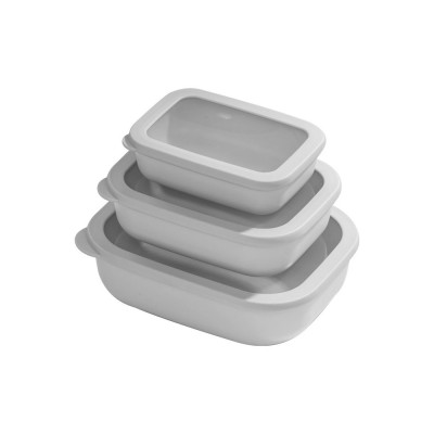 Food Appeal Storage Container Set 3 Pcs, White